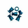 BLB Brick Lane Bikes Single Kettenblattschrauben Stahl - 5mm - Blau -magasin de vélo 0014119 blb single chainring bolts blue