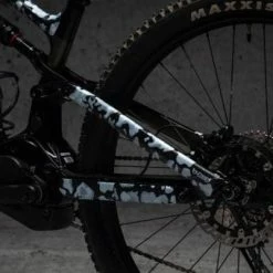 Dyedbro Kit De Protection Pour Cadre De Vélo électrique Camo - White Matt -magasin de vélo 04 EB 22202