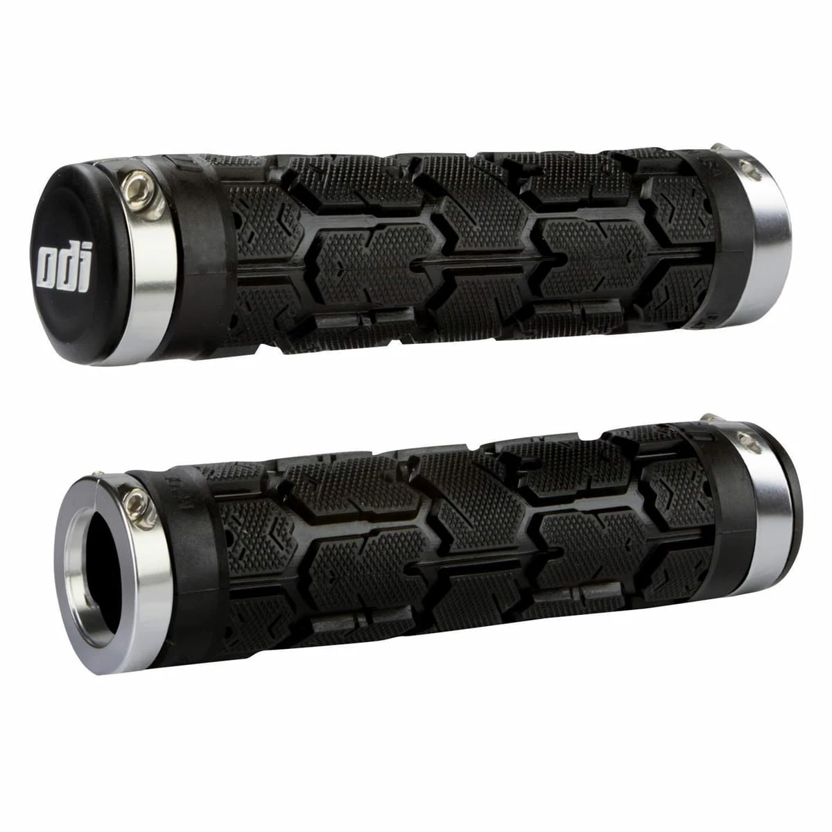 ODI Grips Rogue Lock-On Bonus Pack - Grips VTT - Noirs/Argentés 3 ODI Grips Rogue Lock-On Bonus Pack - Grips VTT - Noirs/Argentés