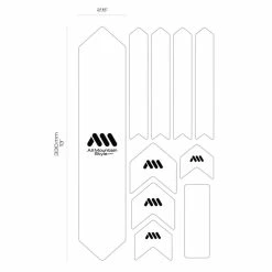AMS - All Mountain Style Honeycomp Frame Guard XL - Transparent -magasin de vélo 122358a718848e403