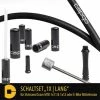 CAPGO Kit De Changement De Vitesse Pour Shimano/Sram MTB 1x11/1x12 Ou E-bike Mid-motor - Noir -magasin de vélo 1CaISMBF2HuWv0
