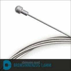 CAPGO Câble Intérieur De Frein 2m ''Shimano Road'' BL - Argenté