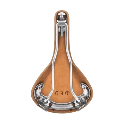 BROOKS Selle Swift Chrome - Marron/Marron D'argent -magasin de vélo 80420012 detail 4