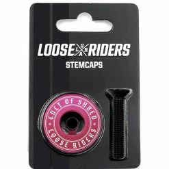 LOOSE RIDERS Stem Cap Shovelhead - Rose -magasin de vélo 8605 2b