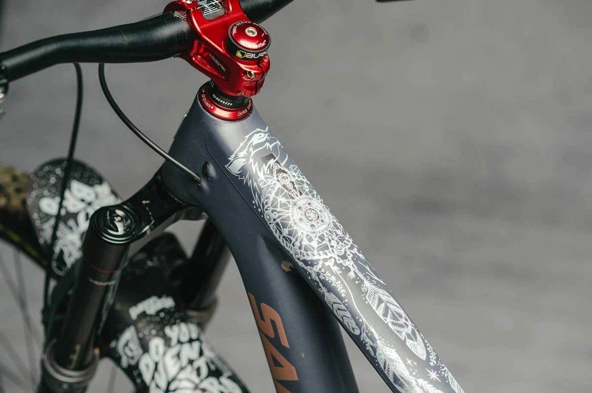 Dyedbro Kit De Protection De La Monture Dream Catcher - Blanc Mat 4 Dyedbro Kit De Protection De La Monture Dream Catcher - Blanc Mat – Image 2