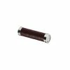 BROOKS Slender Leather Grips - Long/court - Marron -magasin de vélo BrooksSlenderLeatherGrips langkurz brown 1