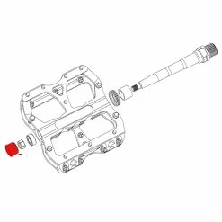 Reverse Embout D'essieu Pour Pédales Escape