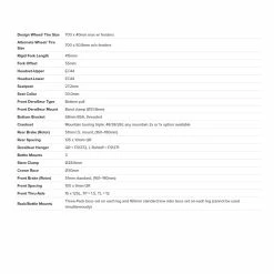 Salsa Marrakesh - Kit De Cadre Pour Vélo De Voyage -magasin de vélo Marakesh1spec