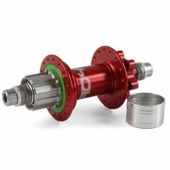 HOPE Pro 4 Trial/Singlespeed Moyeu Arrière Rouge 32 Trous - 135 Mm Bolt In