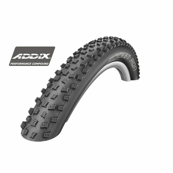 Schwalbe Pneu Pliable Rocket Ron - 26x2.10 Pouces - LiteSkin - Addix Performance 3 Schwalbe Pneu Pliable Rocket Ron - 26x2.10 Pouces - LiteSkin - Addix Performance