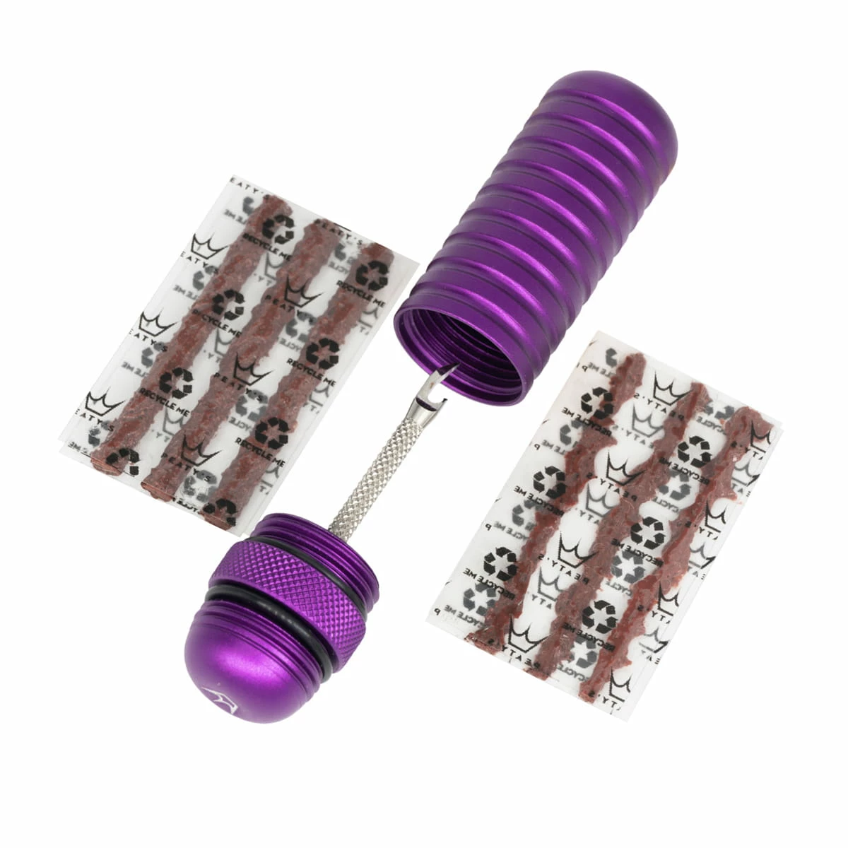 Peaty's Holeshot Tubeless Puncture Plugger Kit - Violet 4 Peaty's Holeshot Tubeless Puncture Plugger Kit - Violet – Image 2