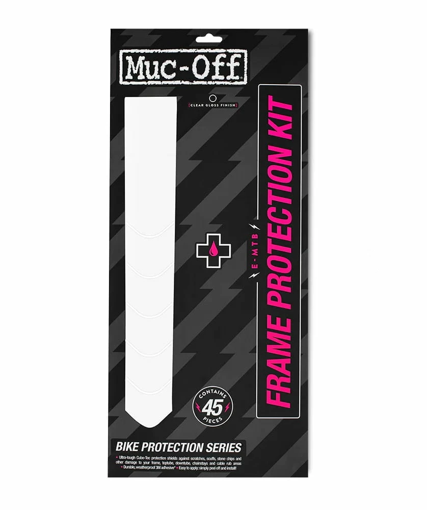 Muc-Off Kit De Protection Cadre E-MTB - Clear Gloss 3 Muc-Off Kit De Protection Cadre E-MTB - Clear Gloss