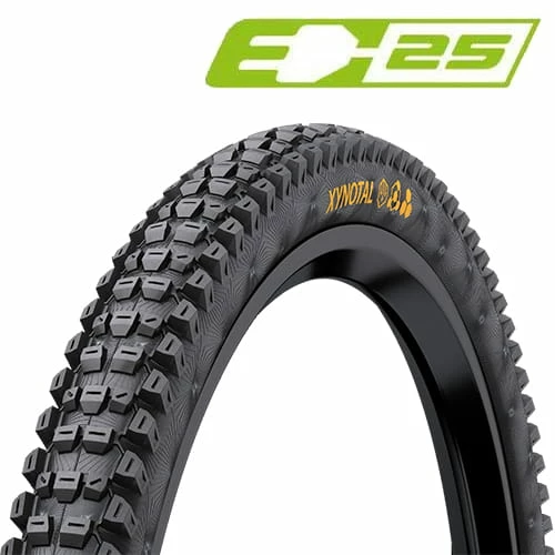 Continental Xynotal Enduro TL-Ready E-25 Pliage Souple Noir / Noir Skin - 60-622 3 Continental Xynotal Enduro TL-Ready E-25 Pliage Souple Noir / Noir Skin - 60-622