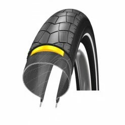 Pneumatiques Pour Cycles 18x2.00 Schwalbe BIG APPLE HS 338 Tringle Rigide - ETRTO 50-355