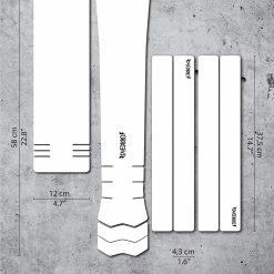 Dyedbro Kit De Protection Pour Cadre De Vélo électrique Clear Gloss - Black