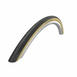 Pneumatiques Pour Cycles 700x25c Schwalbe LUGANO II HS 471 Noir à Bande Beige Tringle Rigide ETRTO 25-622