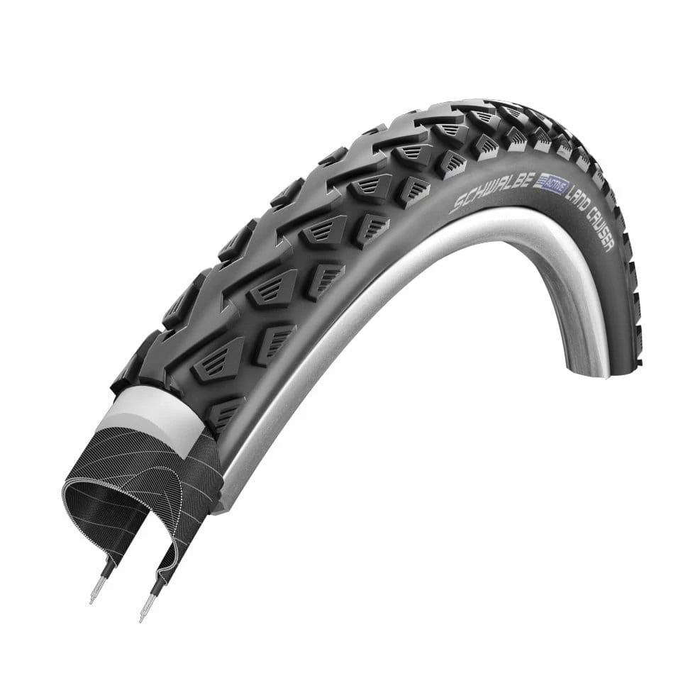 Schwalbe Pneu Land Cruiser Plus - 28x1,40 Pouces - PunctureGuard - Bandes Réfléchissantes - Noir 3 Schwalbe Pneu Land Cruiser Plus - 28x1,40 Pouces - PunctureGuard - Bandes Réfléchissantes - Noir