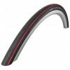 Pneumatiques Pour Cycles 700x25C Pneu Schwalbe LUGANO II - Kevlar Guard HS471 Bande Rouge - Tringle Souple - ETRTO 25-622 -magasin de vélo lugano red stripes 2 1