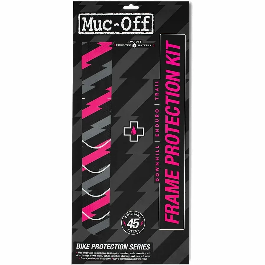 Muc-Off Kit Protection Cadre DH/ENDURO/TRAIL - Bolt/Pink 3 Muc-Off Kit Protection Cadre DH/ENDURO/TRAIL - Bolt/Pink