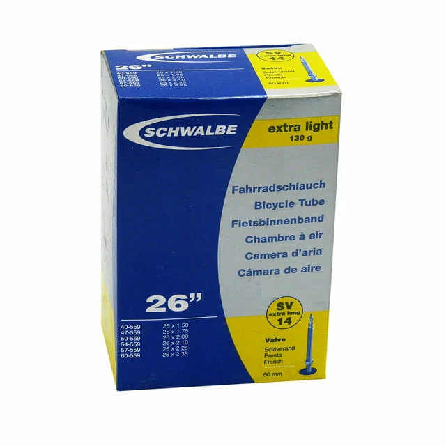 Schwalbe No. 14 Tube X-Light 26 Pouces 4 Schwalbe No. 14 Tube X-Light 26 Pouces – Image 2