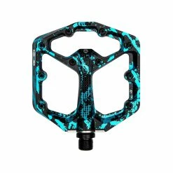 Crankbrothers Stamp 7 Small Pédale De Plateforme - Splatter Limited Edition Black/Blue