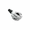Shimano PEDALES VTT SPD M520 ARGENT -magasin de vélo pedales Shimano spd m520 argent