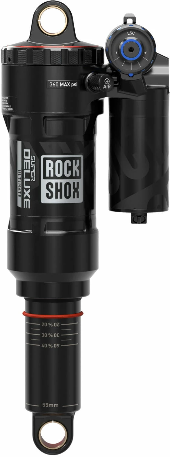 Rock-shox Super Deluxe Ultimate Debon Air+ RC2T, 210x55 Mm Standard/Standard - Noir 6 Rock-shox Super Deluxe Ultimate Debon Air+ RC2T, 210x55 Mm Standard/Standard - Noir – Image 4