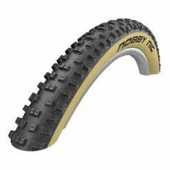 Pneumatiques Pour Cycles 27.5x2.50 Schwalbe Nobby Nic Noir Beige HS463 Addix SpeedGrip Evolution LiteSkin - ETRTO 65-584