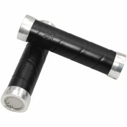 BROOKS Poignées De Guidon Slender En Cuir Véritable 130mm - Noir