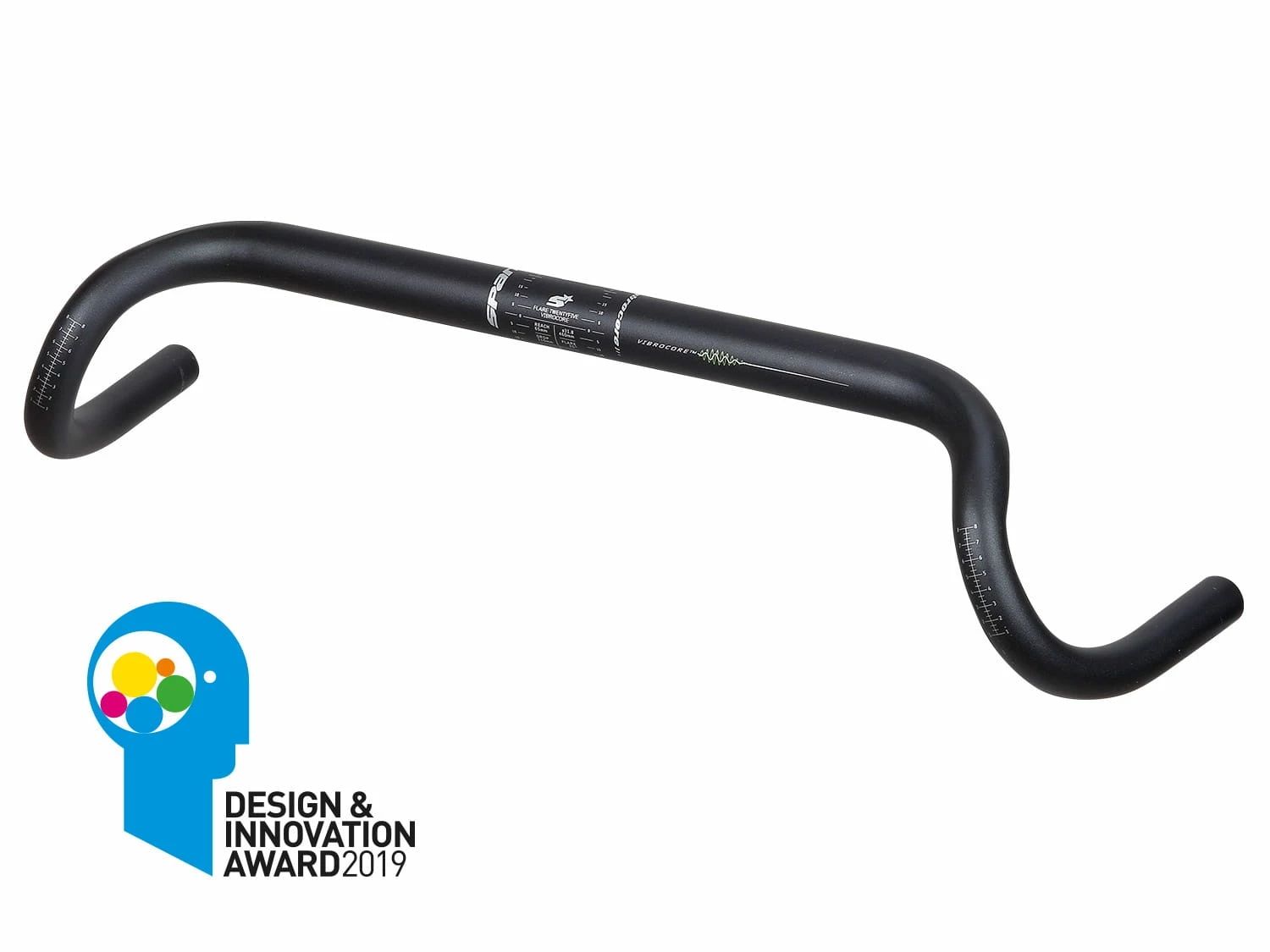 SPANK Guidon Flare 25 Vibrocore Dropbar - 31,8 Mm - 480 Mm - Noir 3 SPANK Guidon Flare 25 Vibrocore Dropbar - 31,8 Mm - 480 Mm - Noir