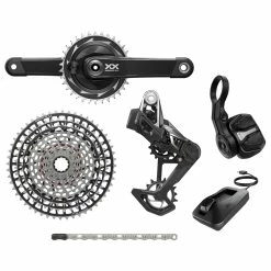 SRAM XX SL Eagle AXS Transmission Groupe De Vitesses - Powermeter 19 SRAM XX SL Eagle AXS Transmission Groupe De Vitesses - Powermeter -magasin de vélo sram xx sl eagle transmission powermeter groupset 1
