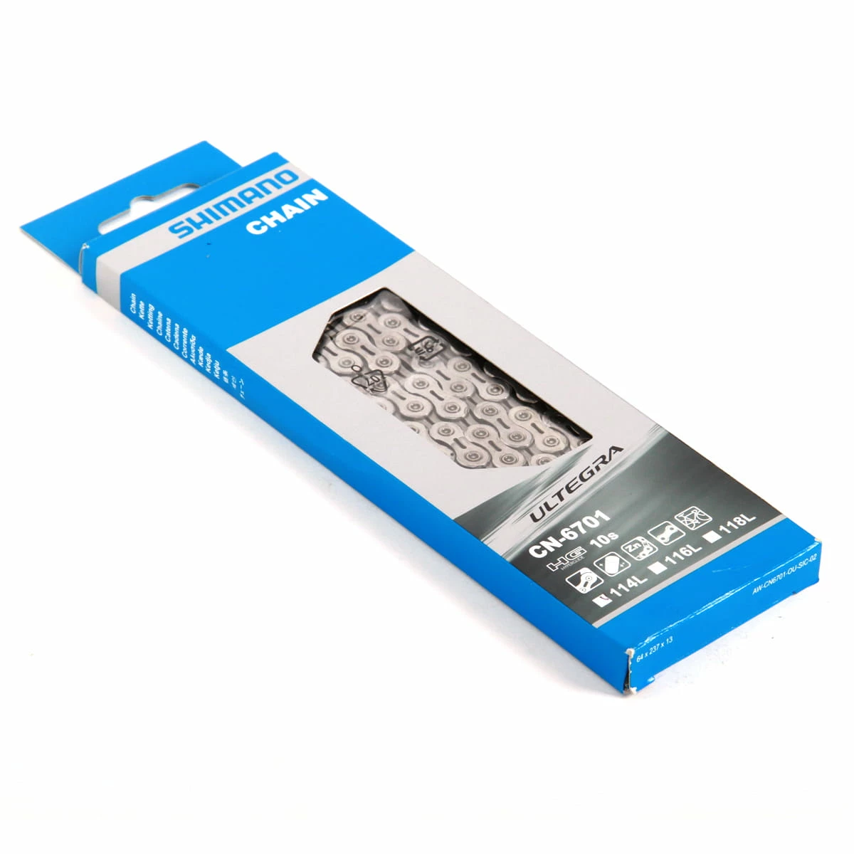 Shimano Chaîne Ultegra CN-6701 10 Vitesses Pour Manivelles 2 Vitesses 4 Shimano Chaîne Ultegra CN-6701 10 Vitesses Pour Manivelles 2 Vitesses – Image 2